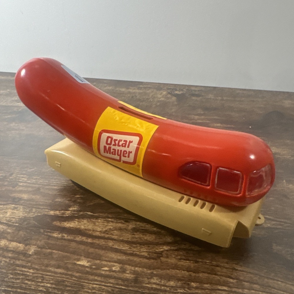 Vintage Oscar Mayer "WIENERMOBILE" -‎ 13" Coin Bank - Hot Dog Wiener Mobile
